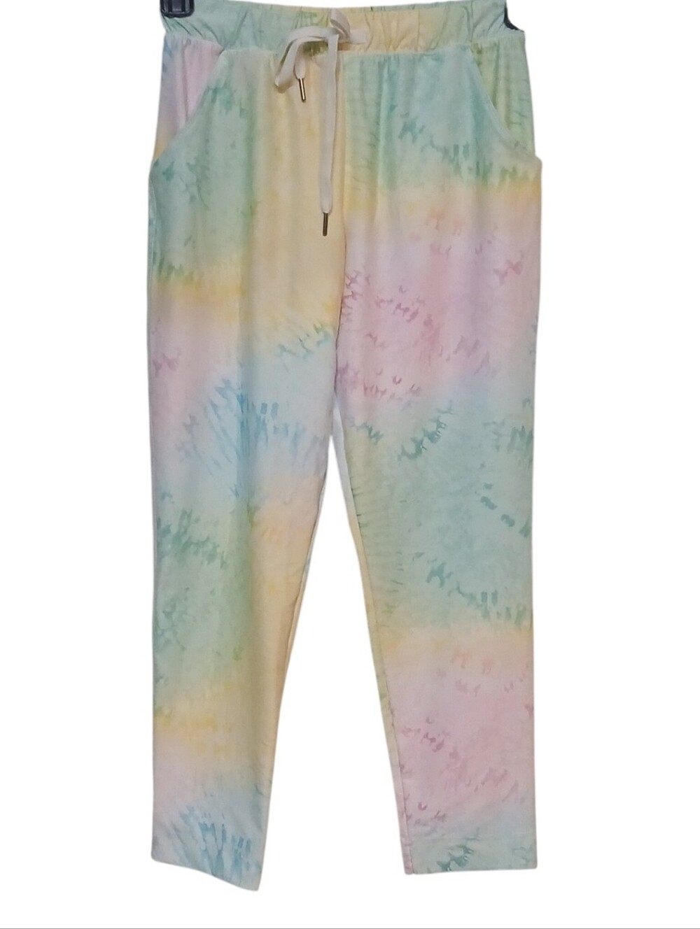 Scorpion Sol - NWOT Casual Tye Dye Leggings, Pockets, Drawstring, Elastic Waist - Picture 5 of 10